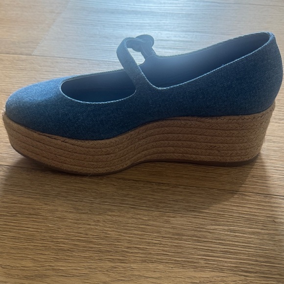 Larroude Blue Wedges - Picture 2 of 5